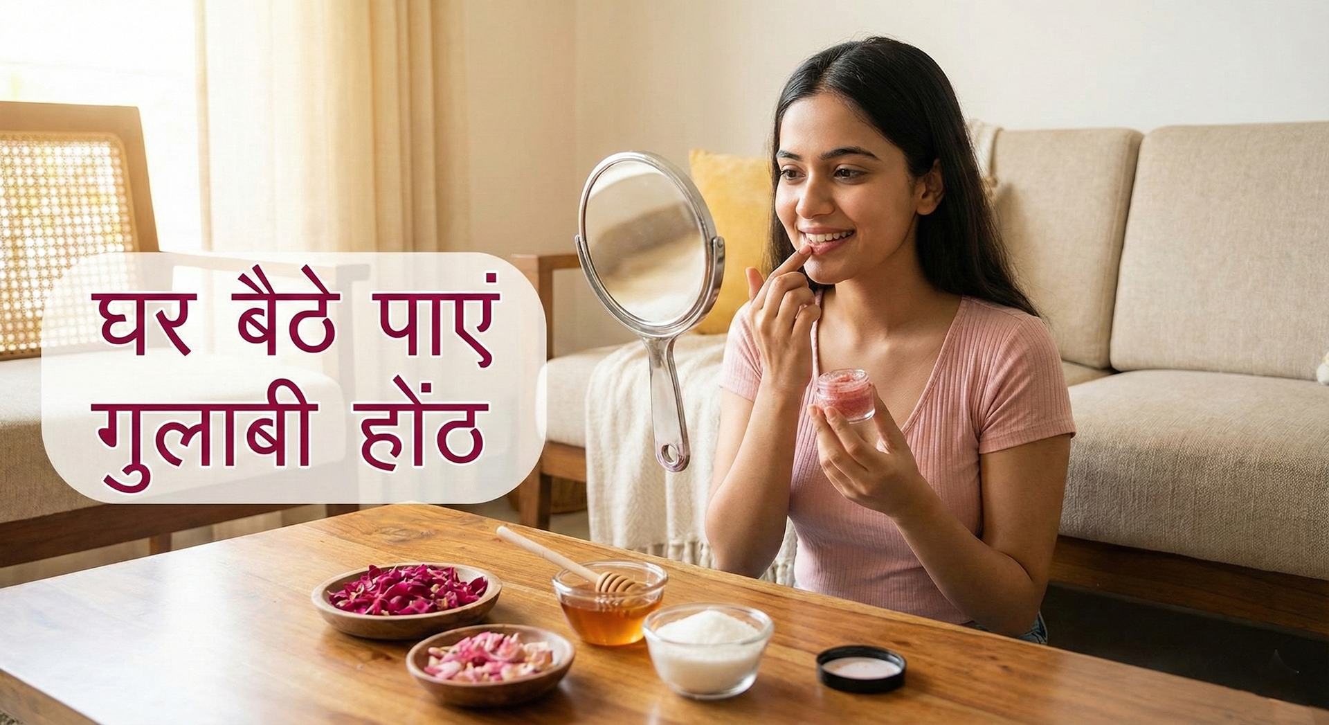 Ghar Baithe Payein Gulabi Hoth: Best Natural Remedies For Pink Lips